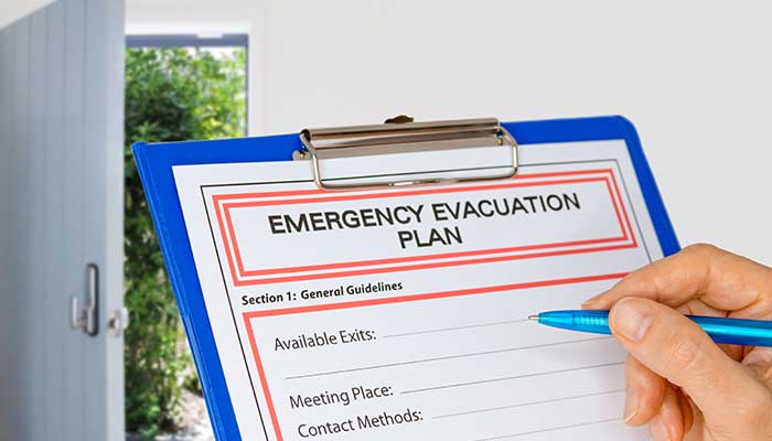 emergency evacuation plans